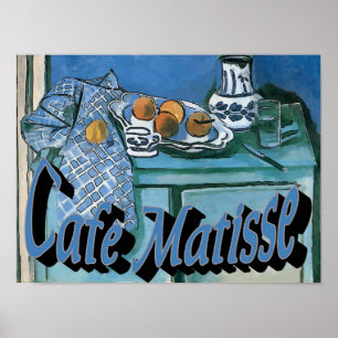 Cafe MAtisse Abstract Poster