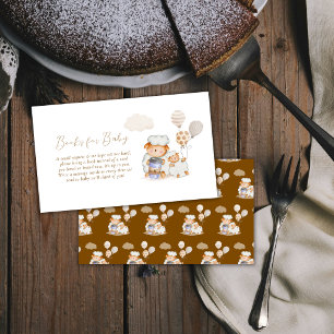 Café Mummy Sheep Balloon Coffee Books Baby shower Enclosure Card