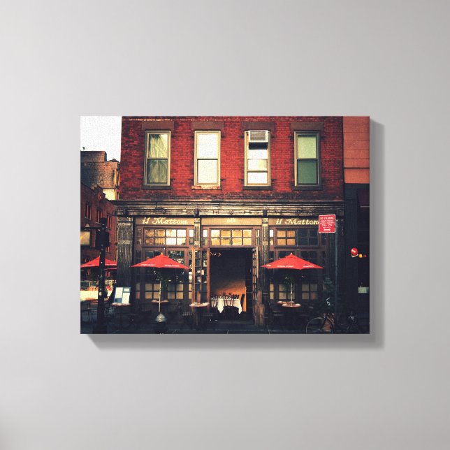 Cafe - New York City Canvas Print (Front)