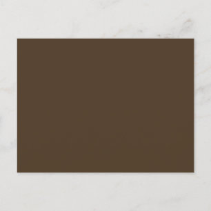 Café Noir Solid Colour Postcard
