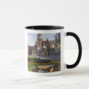 Cafe overlooking Wawel Cathedral, Wawel Hill, Mug