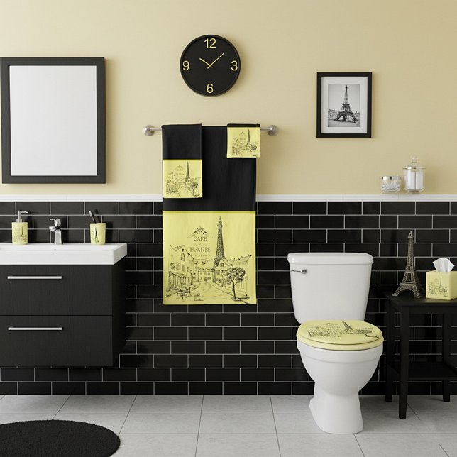 Cafe Paris Bath Towel Set (Creator Uploaded)