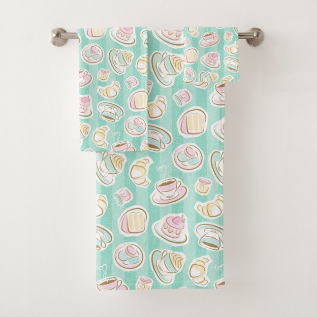 Café Paris Bath Towel Set (Insitu)