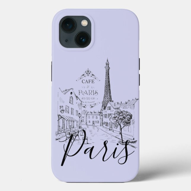 Cafe Paris   Case-Mate iPhone Case (Back)