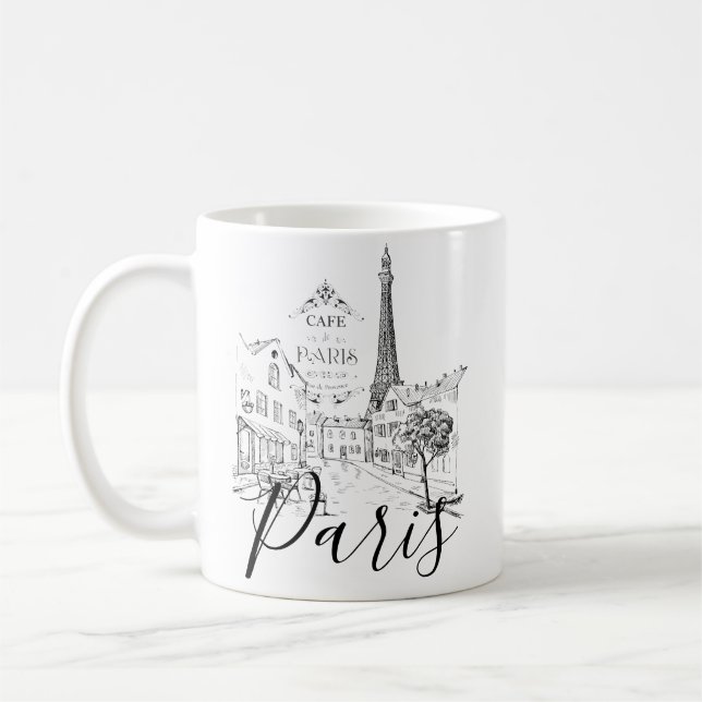Cafe Paris   Coffee Mug (Left)