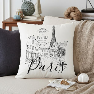 Cafe Paris   Cushion