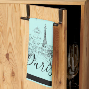 Cafe Paris Kitchen Towel