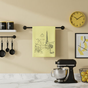 Cafe Paris Kitchen Towel