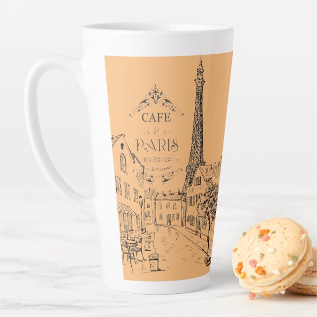 Cafe Paris Latte Mug (In Situ)