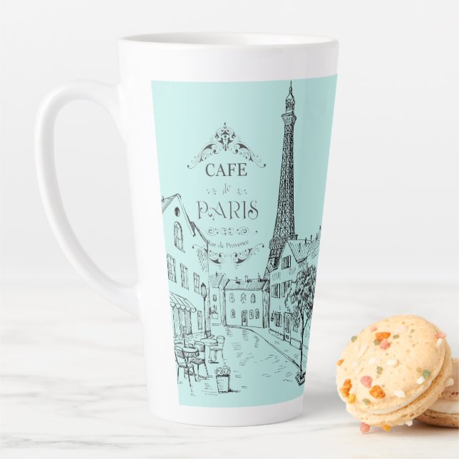 Cafe Paris Latte Mug (In Situ)