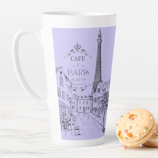 Cafe Paris Latte Mug (In Situ)