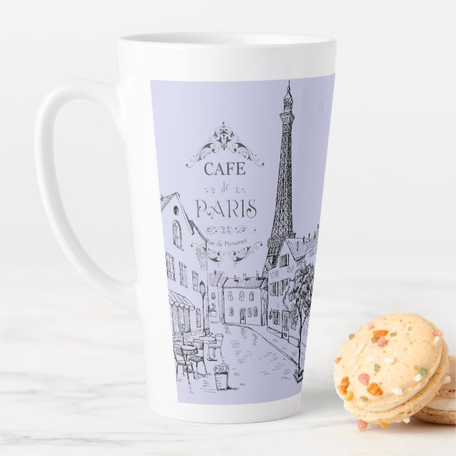 Cafe Paris Latte Mug (In Situ)