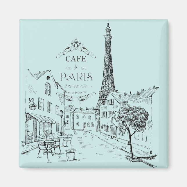 Cafe Paris Magnet (Front)