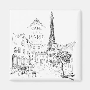 Cafe Paris Magnet