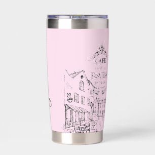 Cafe Paris personalised Insulated Tumbler