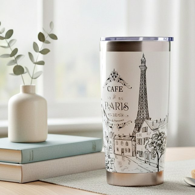 Cafe Paris personalised Insulated Tumbler (Creator Uploaded)
