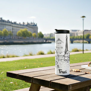 Cafe Paris personalised Thermal Tumbler