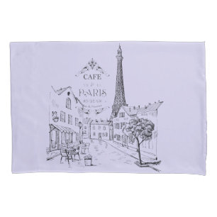 Cafe Paris Pillowcase