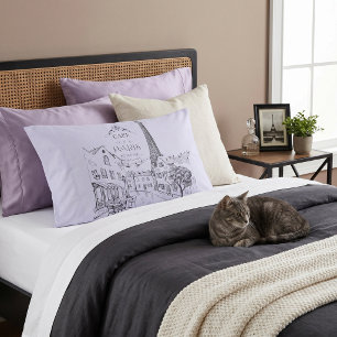 Cafe Paris Pillowcase