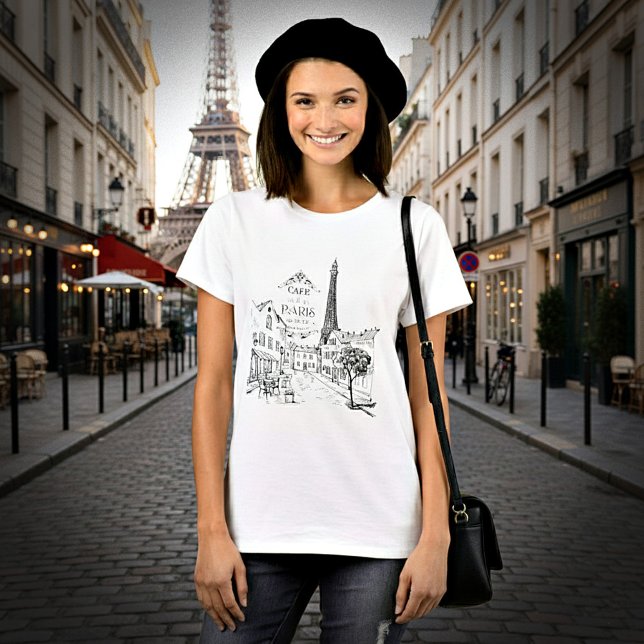 Cafe Paris T-Shirt (Creator Uploaded)