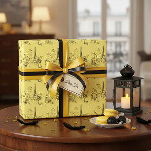 Cafe Paris Wrapping Paper