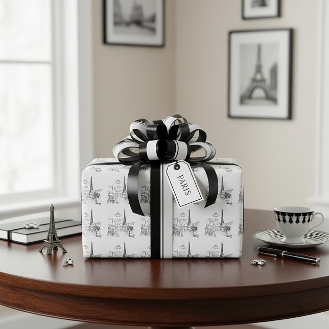 Cafe Paris Wrapping Paper (Creator Uploaded)
