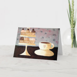 Cafe Parisien Cupcake Birthday Card