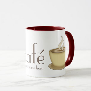Café Personalised Coffee Mug