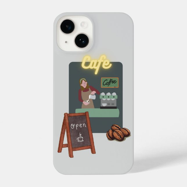 Cafe phone case (Back)