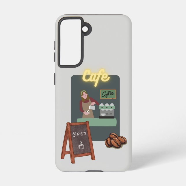 Cafe phone case (Back)