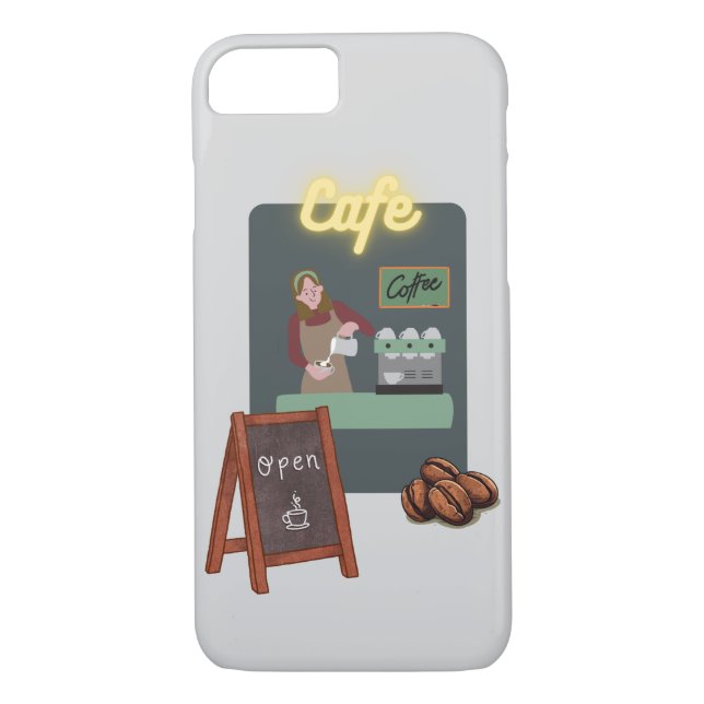 Cafe phone case (Back)