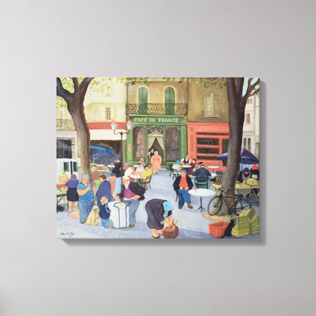 Cafe Provence Canvas Print (Front)