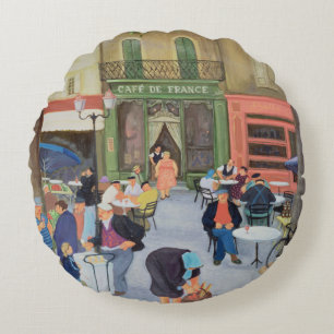 Cafe Provence Round Cushion