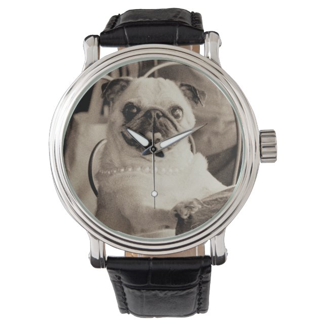Cafe Pug Watch (Front)