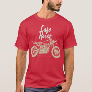 Cafe Racer Custom Bike Motorcycle Biker  T-Shirt