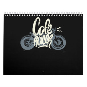 Cafe Racer Gift For Motorcycle Lovers Calendar