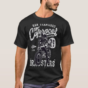 Cafe Racer Motorcycle Dragsters 79 Classic Vintage T-Shirt
