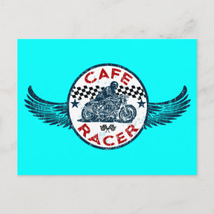 Cafe racer postcard
