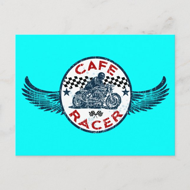 Cafe racer postcard (Front)