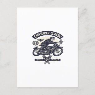 Cafe Racer Rider Classic Postcard