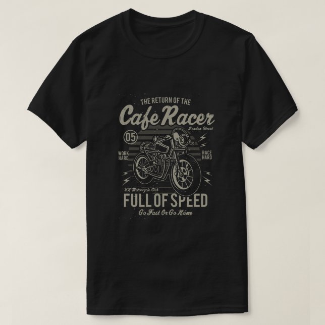 Cafe Racer T-Shirt (Design Front)