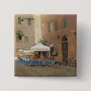 Café Roma 15 Cm Square Badge