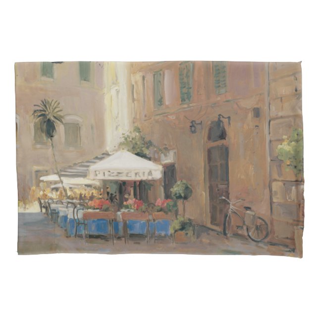 Café Roma Pillowcase (Front-Left)