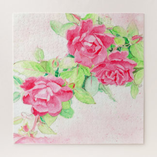 Cafe Roses Jigsaw Puzzle