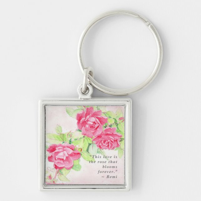 Cafe Roses Key Ring (Front)