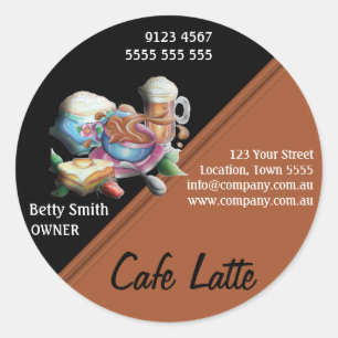 Cafe Sticker