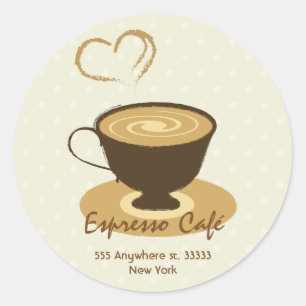 Cafe Sticker