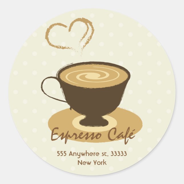 Cafe Sticker (Front)