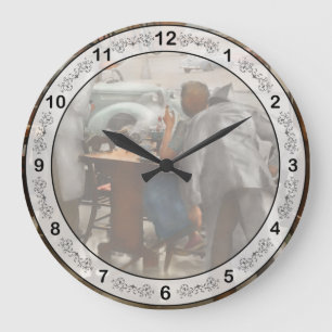Cafe - Table for one 1941 Large Clock