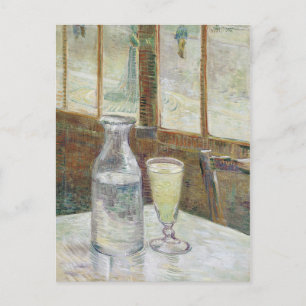 Cafe Table with Absinthe by Vincent Van Gogh Postcard